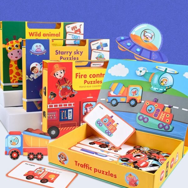 Magnetic puzzle game